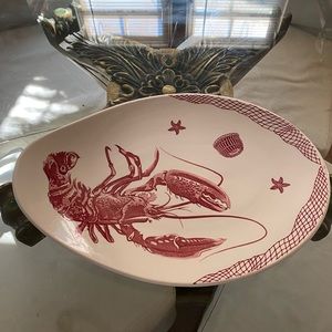 Vintage 1950’s Maddock lobster serving platters.
